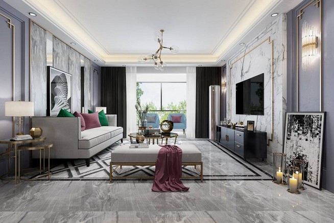 悦诚装饰现代轻奢风格