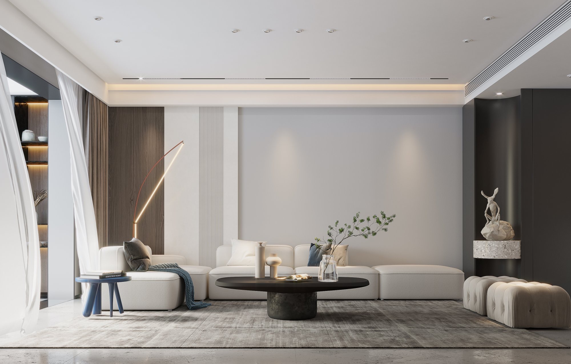 现代极简风装修效果图